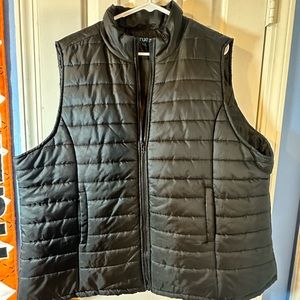 Plus size bomber vest